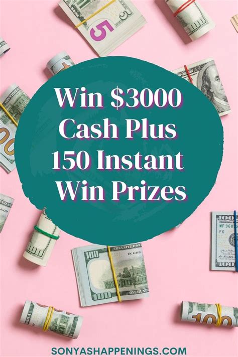 instant win cash sweepstakes